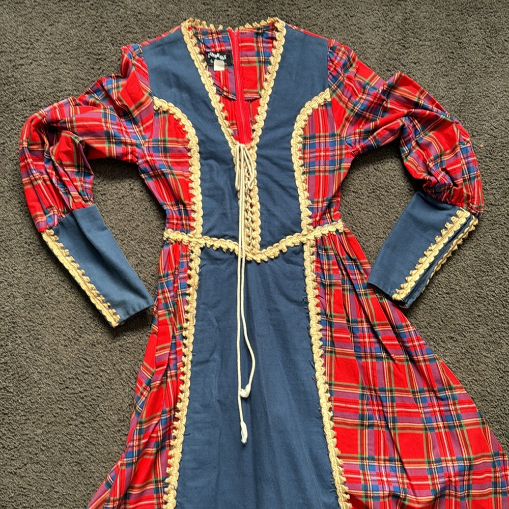 Gunne Sax 1969 dress black tag